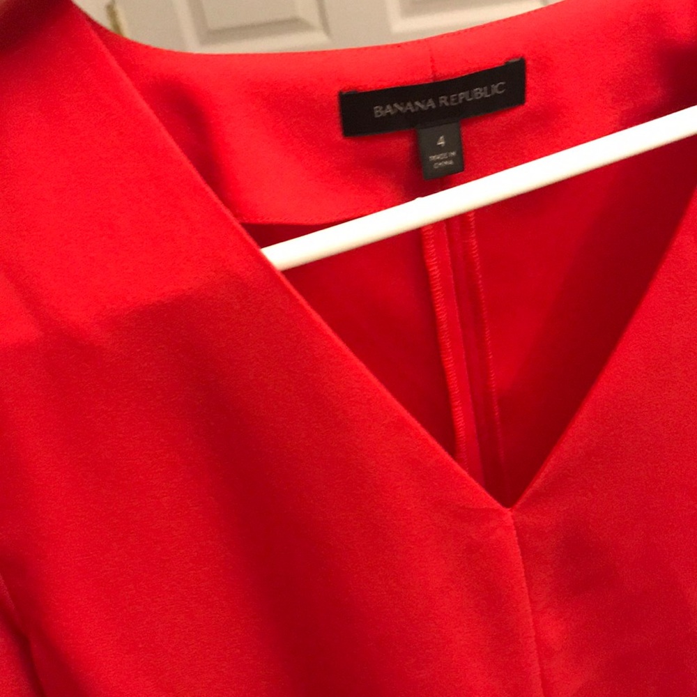 Red Shift Dress - Picture 2 of 6